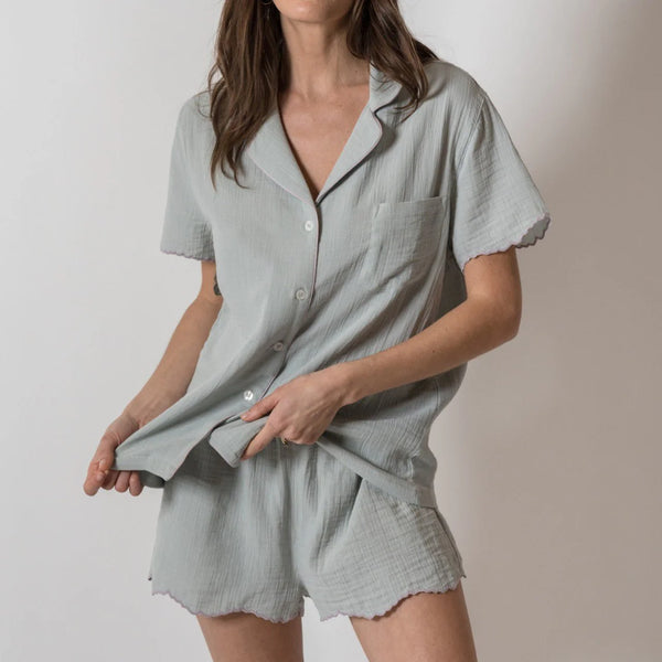 Pajamas Short Set Sage
