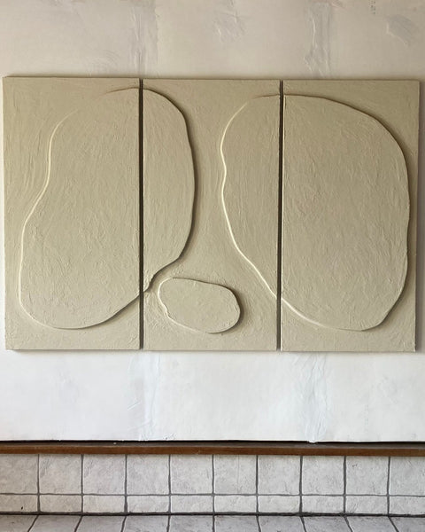 Biomorphic Study Triptych, 48" x72"