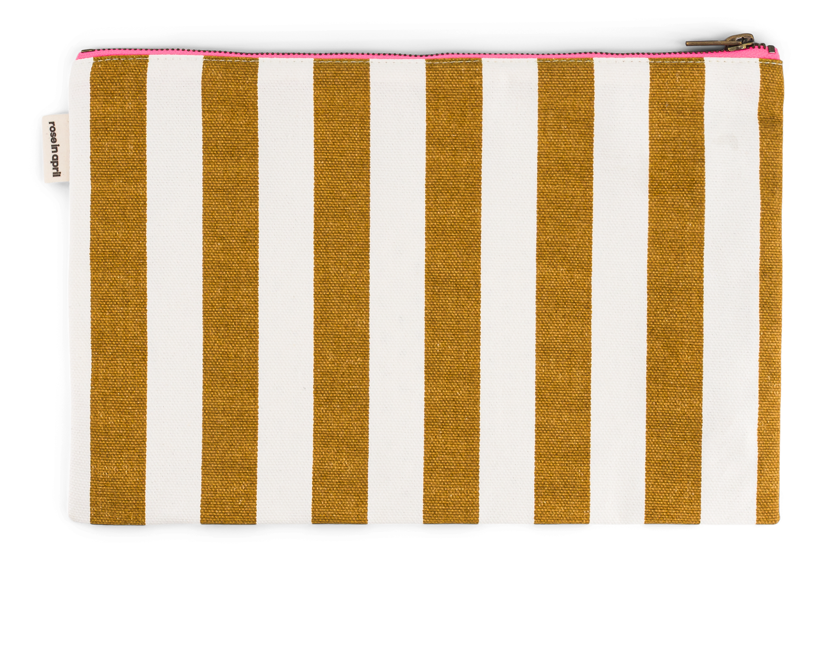 Lili Flat Pouch, Striped