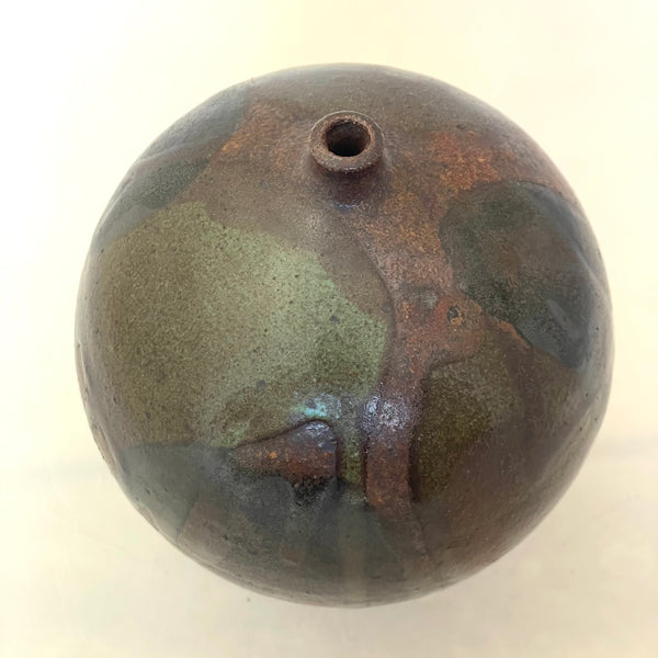 Studio Pottery Weed Pot with Multi Drips