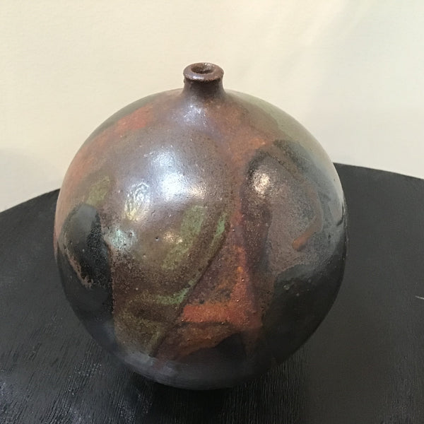 Studio Pottery Weed Pot with Multi Drips