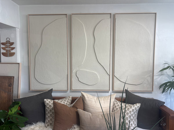 Biomorphic Study Triptych, 48" x72"