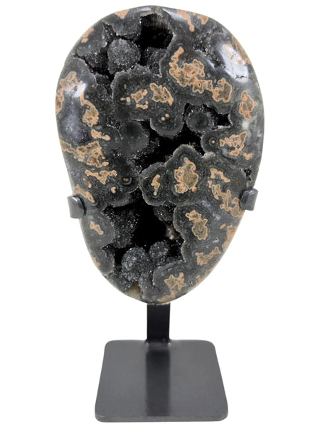 Mineral Cluster Geode on Custom Stand