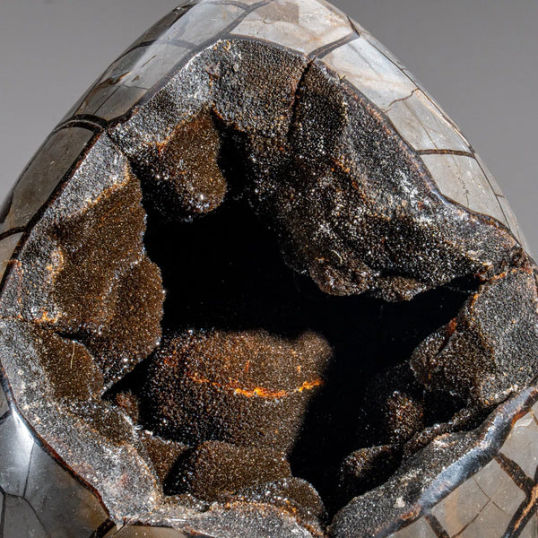 Large Septarian Druzy Geode Egg, Madagascar