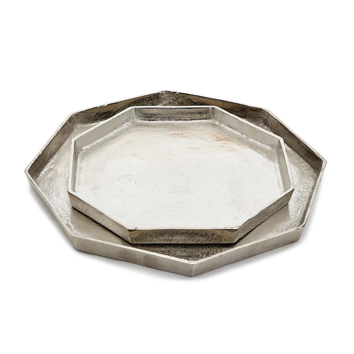 Octagonal Silver Tray