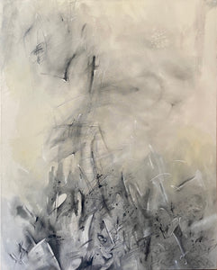 Kieva Campbell "Untitled" 48x60 Abstract Painting