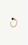 Horn Delicate Dash Ring Black