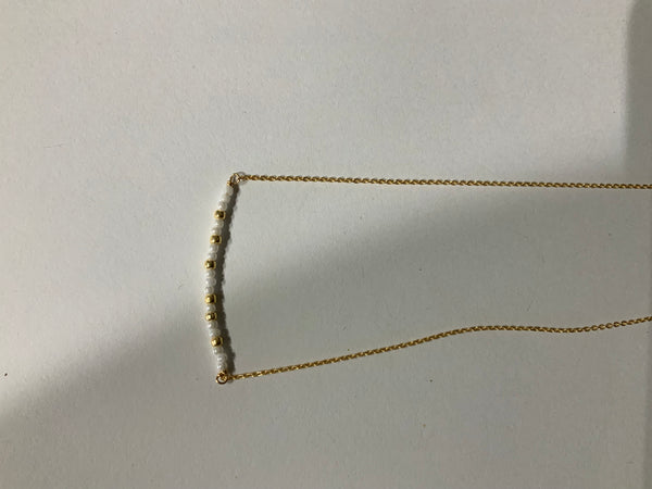 Dainty Bar Necklace, 14K Gold Fill