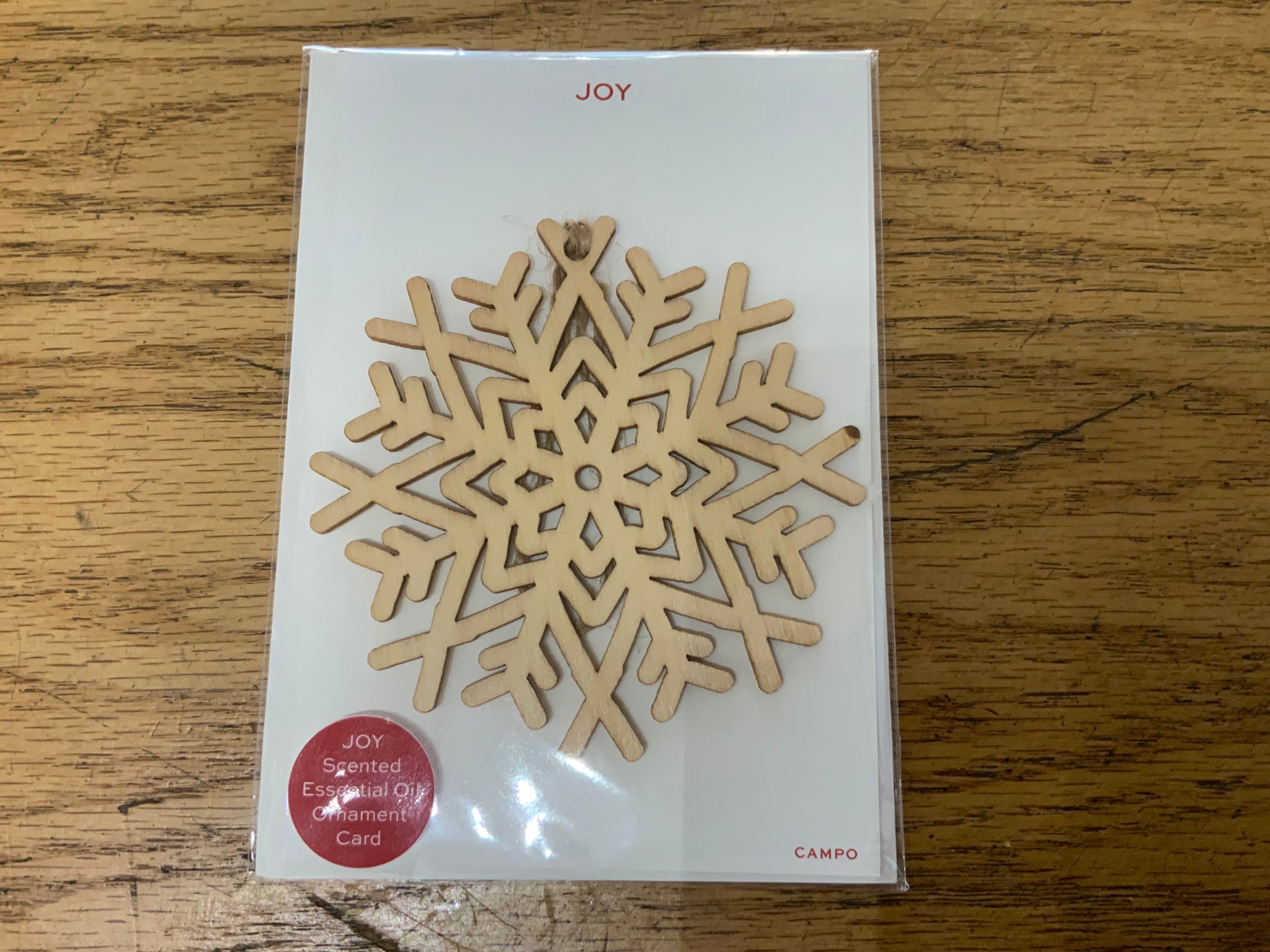 Campo Joy Ornament/Card