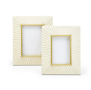 Sunburst Brass Border Frame