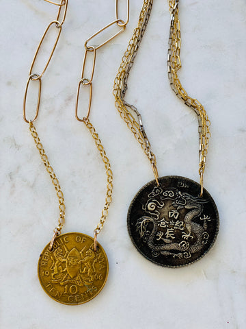 Vintage Coin Necklace