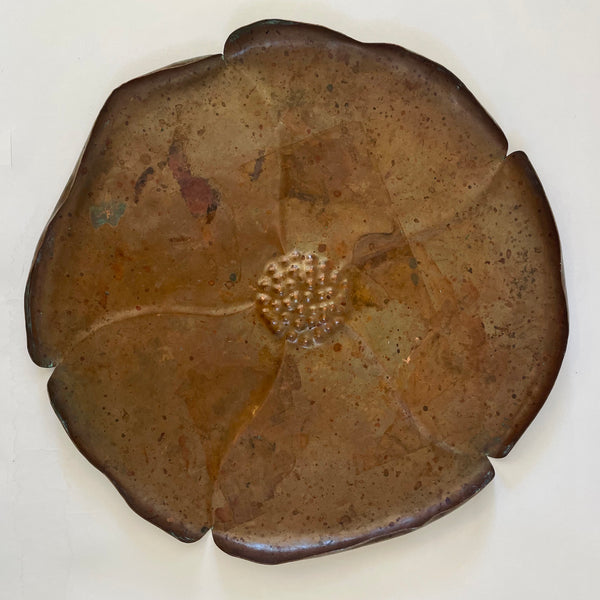 Copper Flower Tray