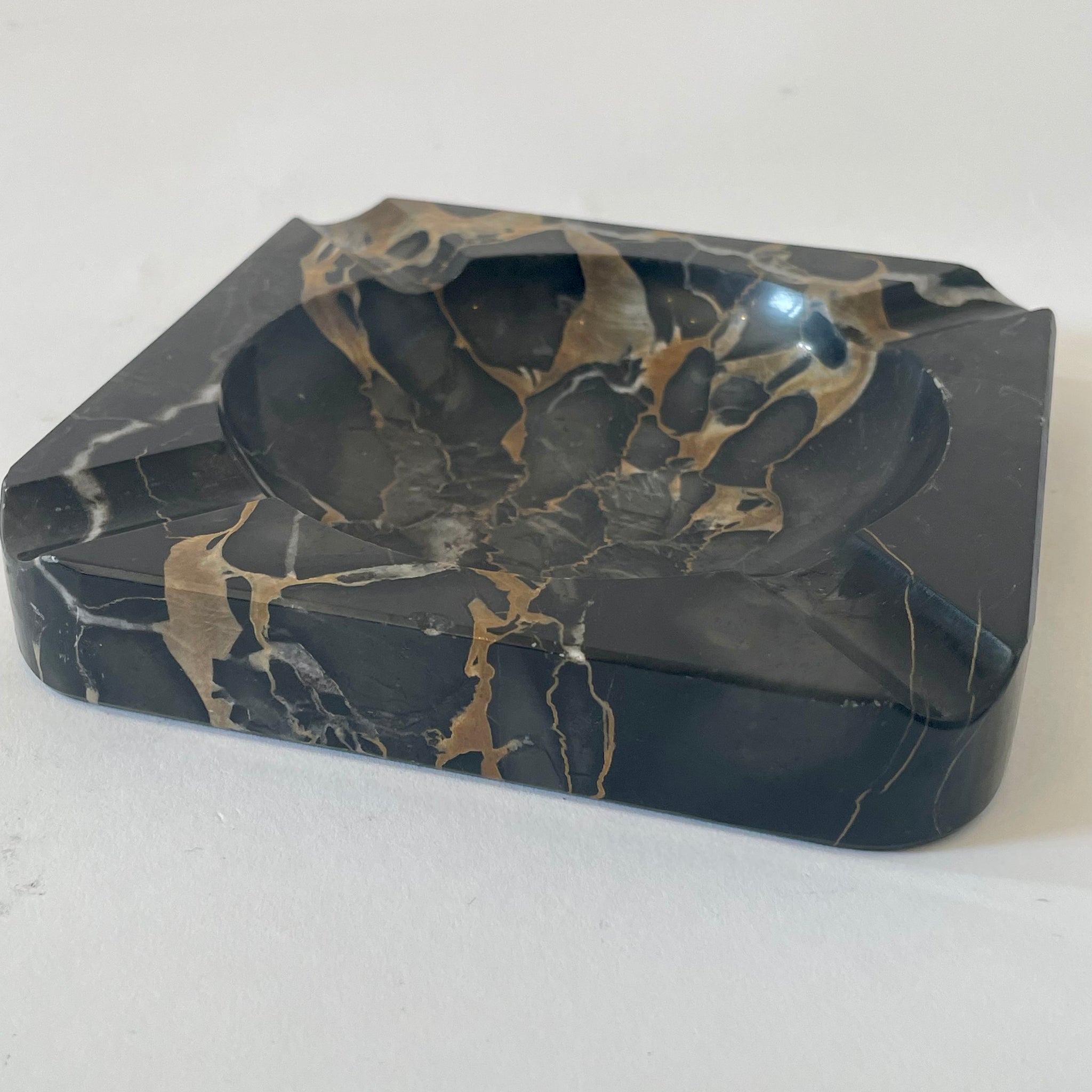 Black Marble Ashtray