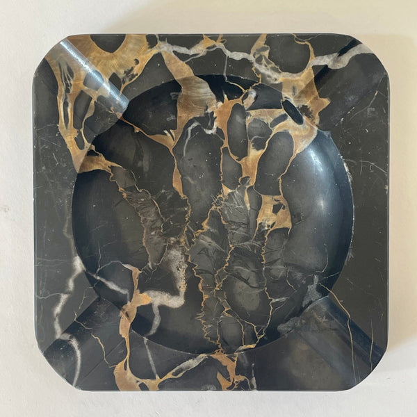 Black Marble Ashtray