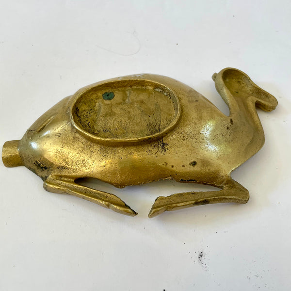 Brass Camel Ashtray