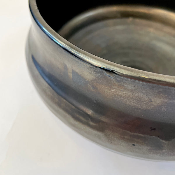 Studio Pottery Metallic Bowl