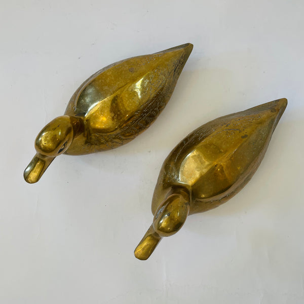 Brass Duck Pair