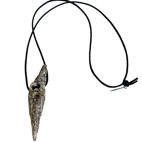 Fossilized Mammoth Bone Necklace