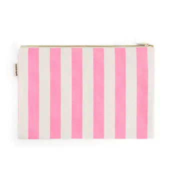 Lili Flat Pouch, Striped