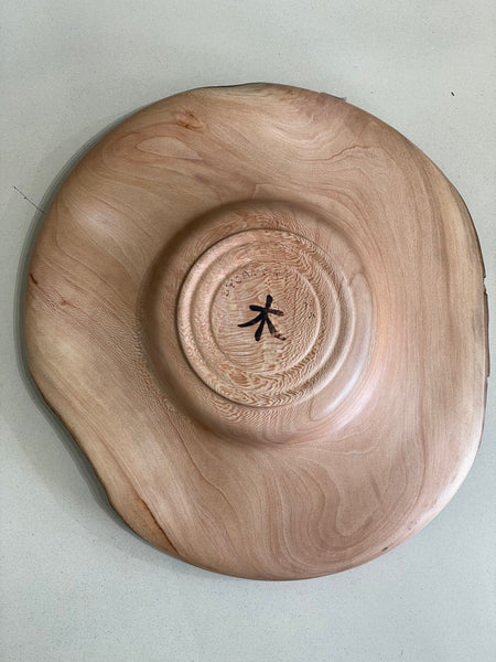 Raw Edge Bowl, Hand Carved