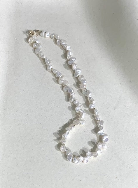 Pearl Petal Necklace