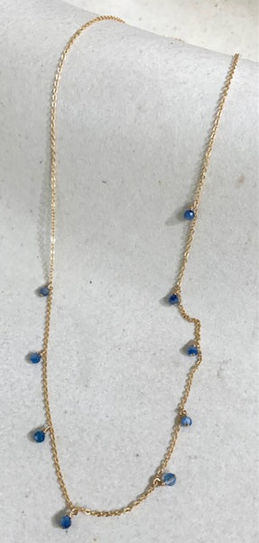 Dainty Dangle Necklace, 14K Gold Fill