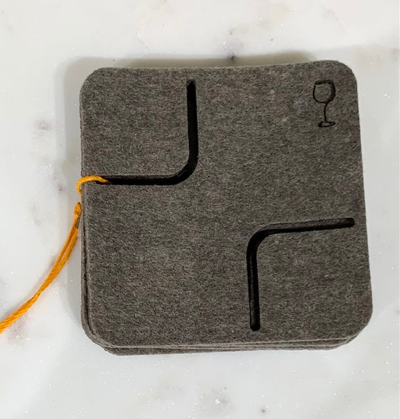 Felt Coas-teez Square Coasters