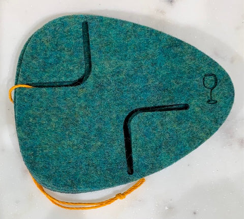 Felt Coas-teez Pebble Coasters