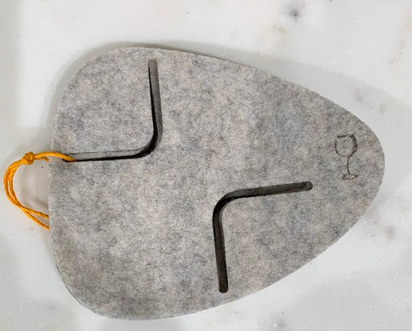 Felt Coas-teez Pebble Coasters