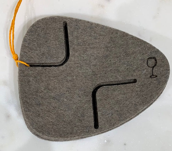 Felt Coas-teez Pebble Coasters