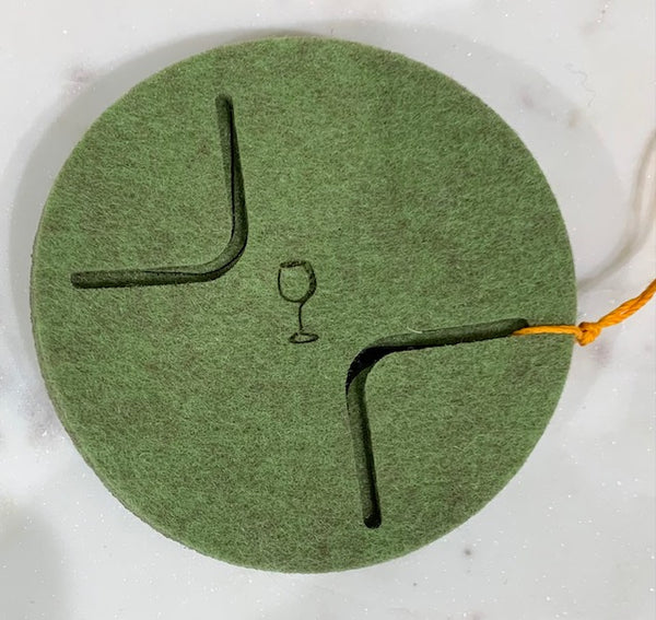 Felt Coas-teez Round Coasters