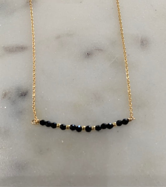 Dainty Bar Necklace, 14K Gold Fill