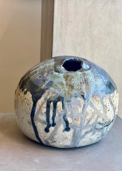 Hand Built Round Vase