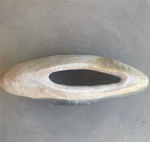 Hand Built Two Tone Vase
