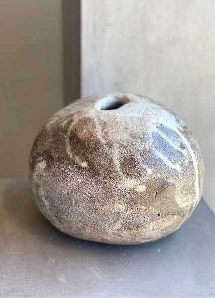 Hand Built Round Vase