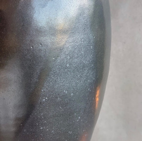 Tall Gunmetal Vase