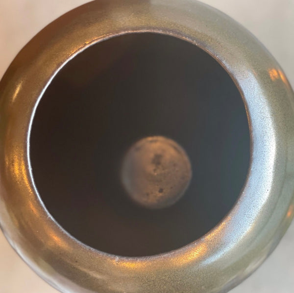 Tall Gunmetal Vase