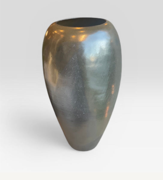 Tall Gunmetal Vase