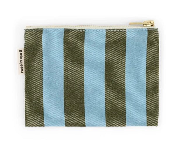 Lili Flat Pouch, Striped