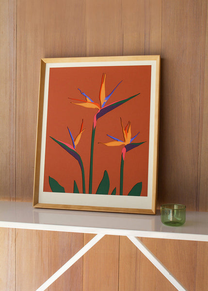 Rust Bird of Paradise