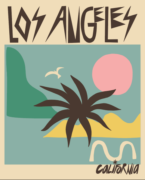 LA Baby Print 8"x10"