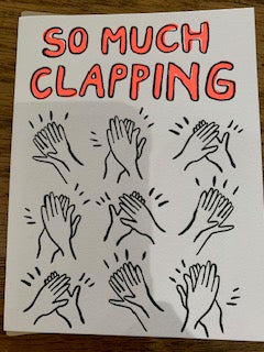 So Much Clapping Card