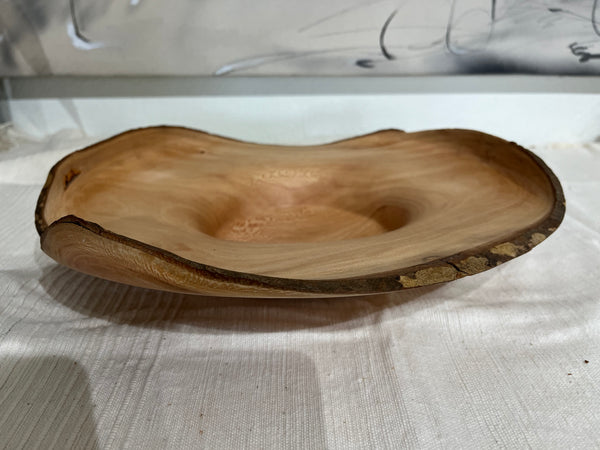 Raw Edge Bowl, Hand Carved