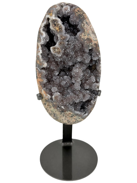 Mineral Cluster Geode on Custom Stand