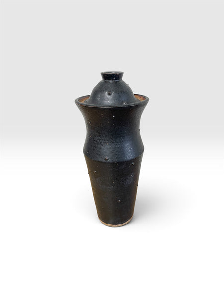 Black Urn with Points