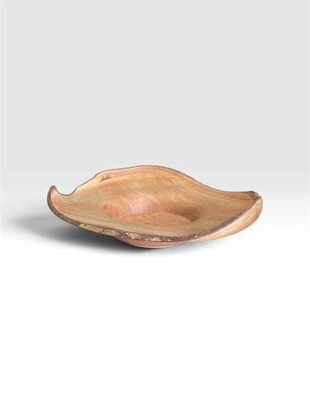 Raw Edge Bowl, Hand Carved