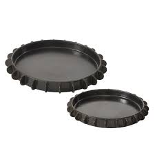 Black Ceramic Tray