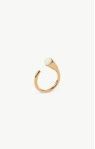 Horn Delicate Dash Ring White