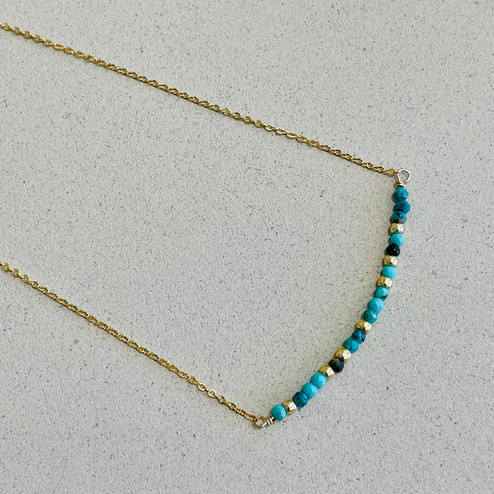 Dainty Bar Necklace, 14K Gold Fill