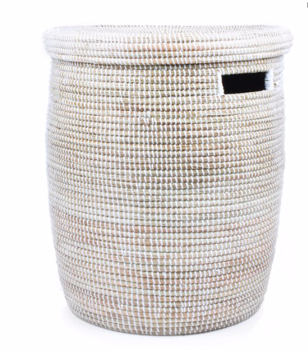 White Flat Lid Hamper Basket - Assorted sizes